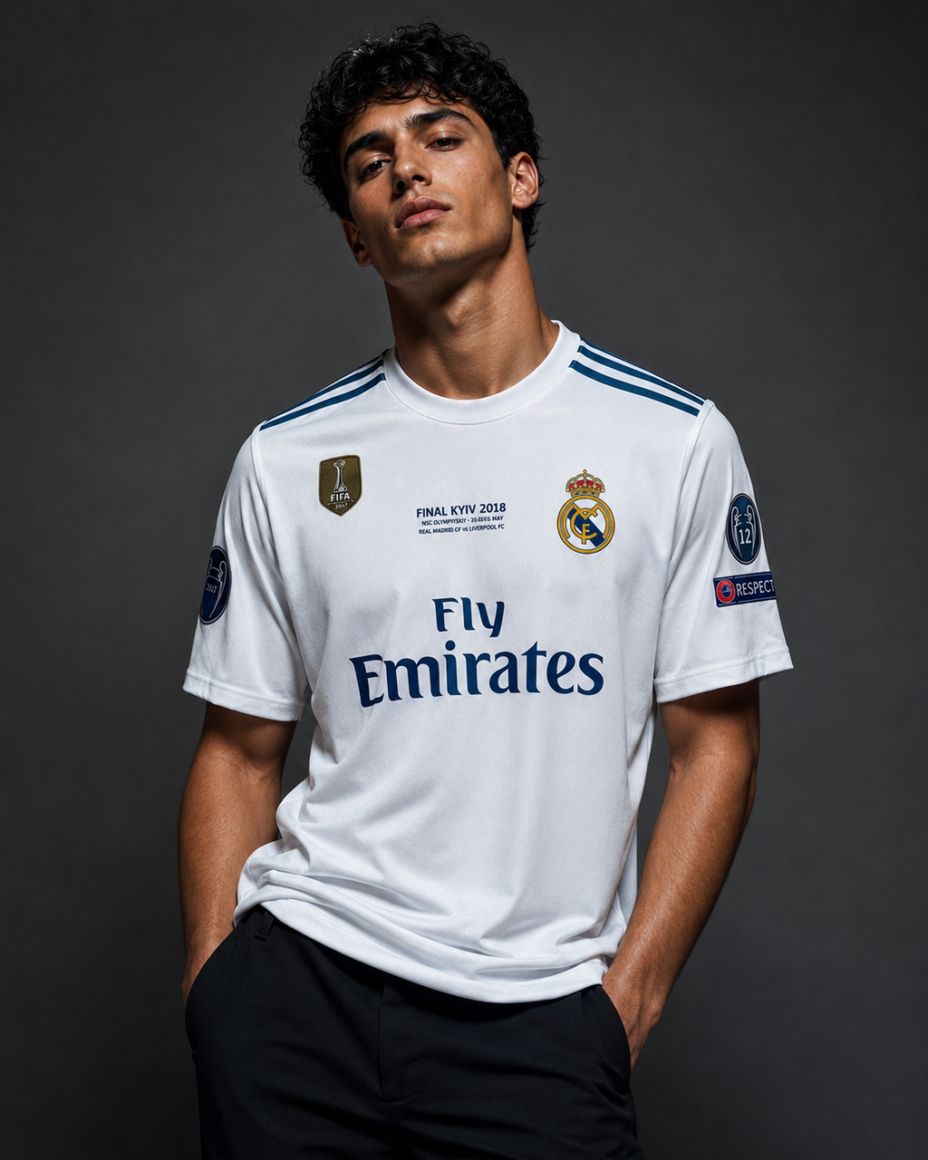 Real Madrid 2017–18 Home Jersey – Cristiano Ronaldo #7 (Champions League Final Edition)