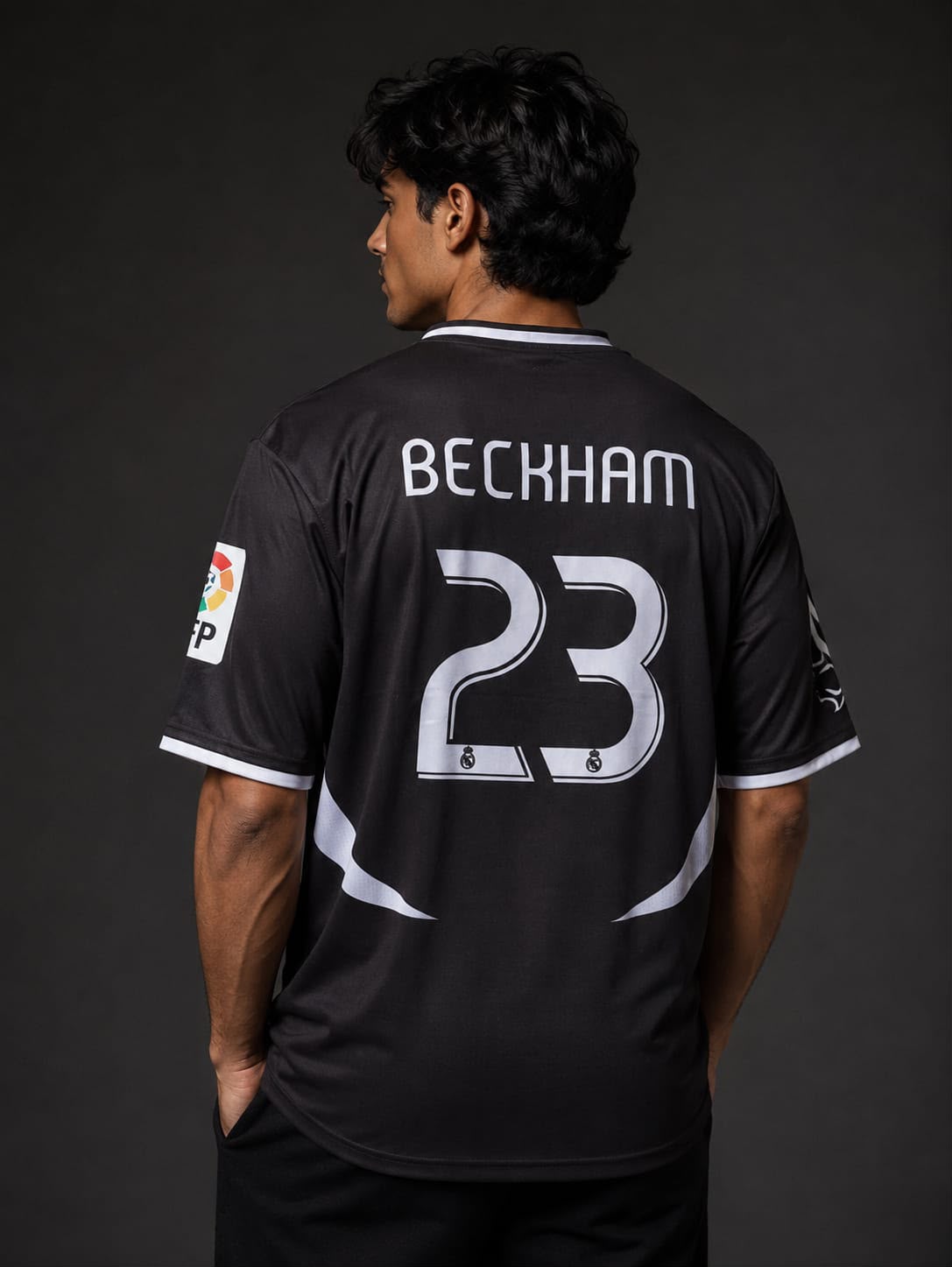 Beckham-23 Real Madrid 2006/07 Five sleeve (Oversized)