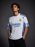 White & Blue Premium Football Jersey – real madrid special edition