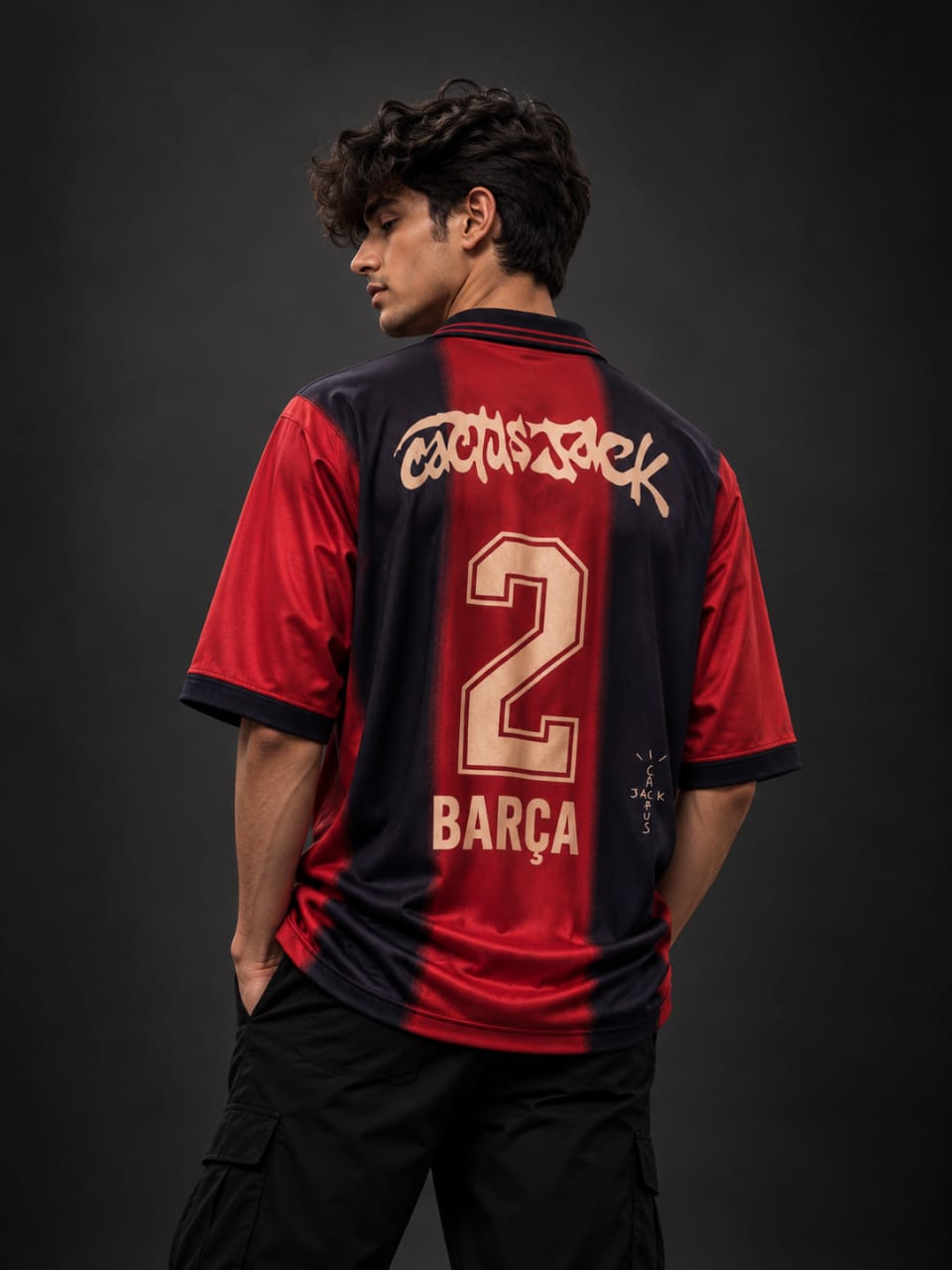 FC Barcelona Retro Red & Navy Jersey
Year: 1996–97 Inspired (Retro Style)Five sleeve colar embroidery