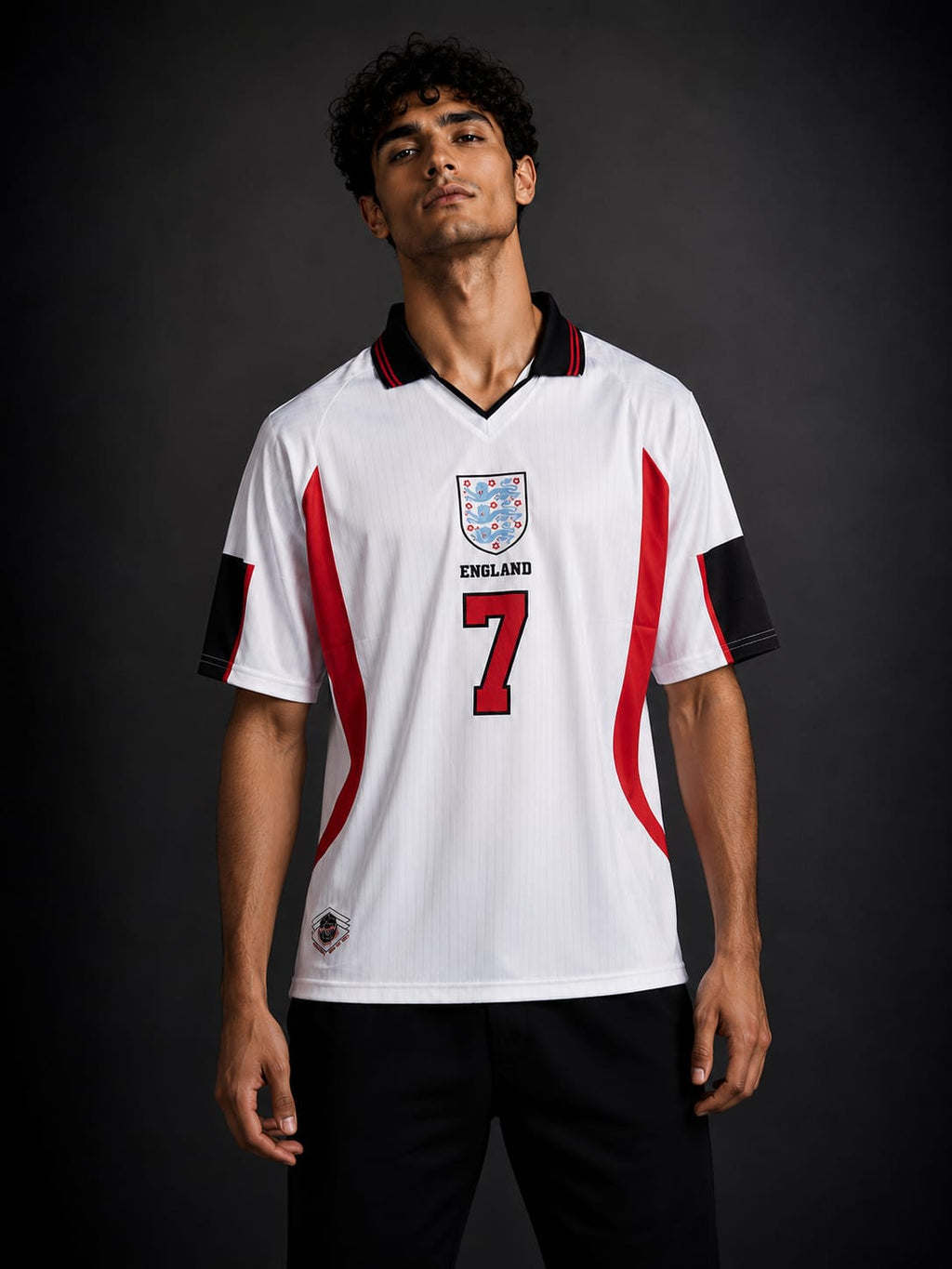 England Beckham 7 Retro Football Jersey