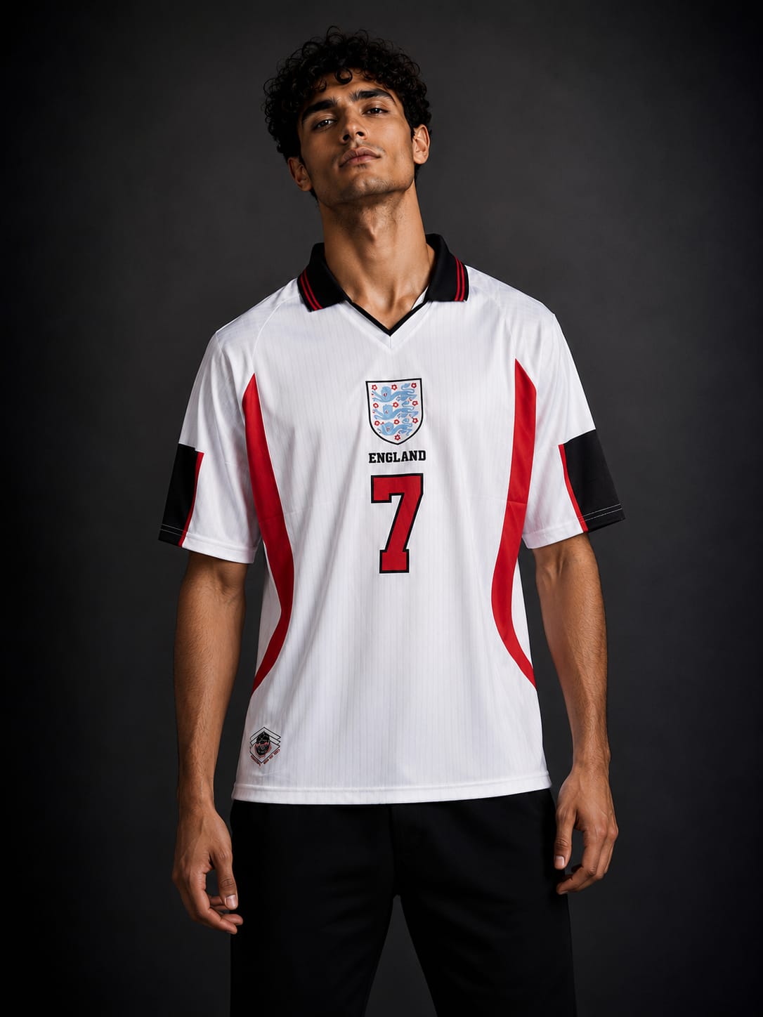 England Beckham 7 Retro Football Jersey