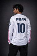 Real Madrid 2024–25 Home Long Sleeve Jersey – Mbappé #10 Embroidery