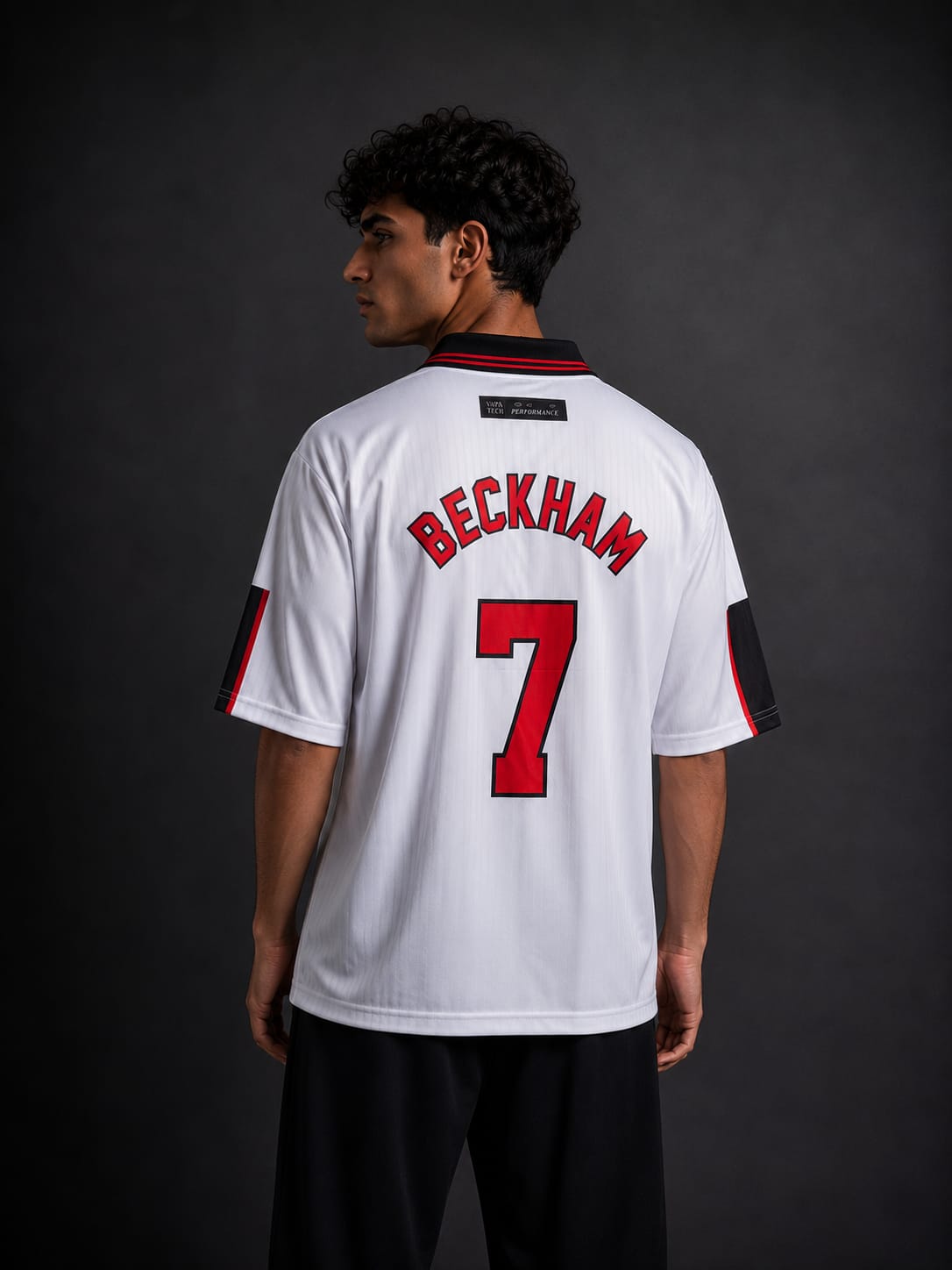 England Beckham 7 Retro Football Jersey