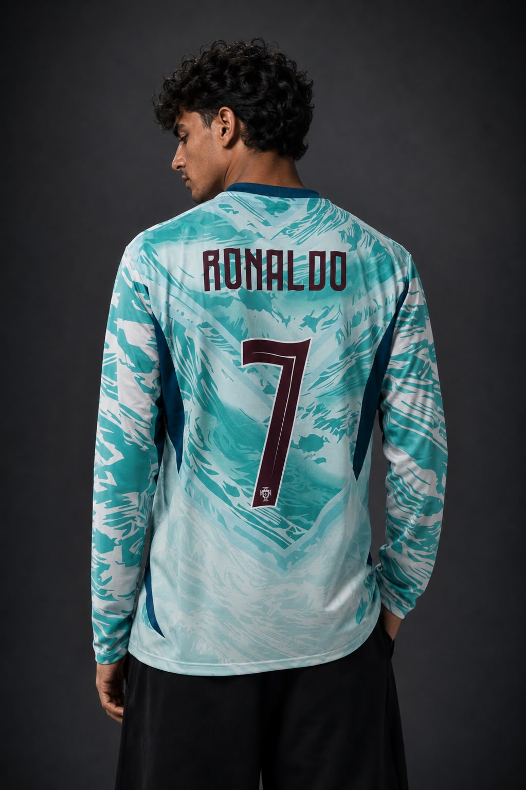 Ronaldo #7 world cup 2026 away kit (full sleeve)