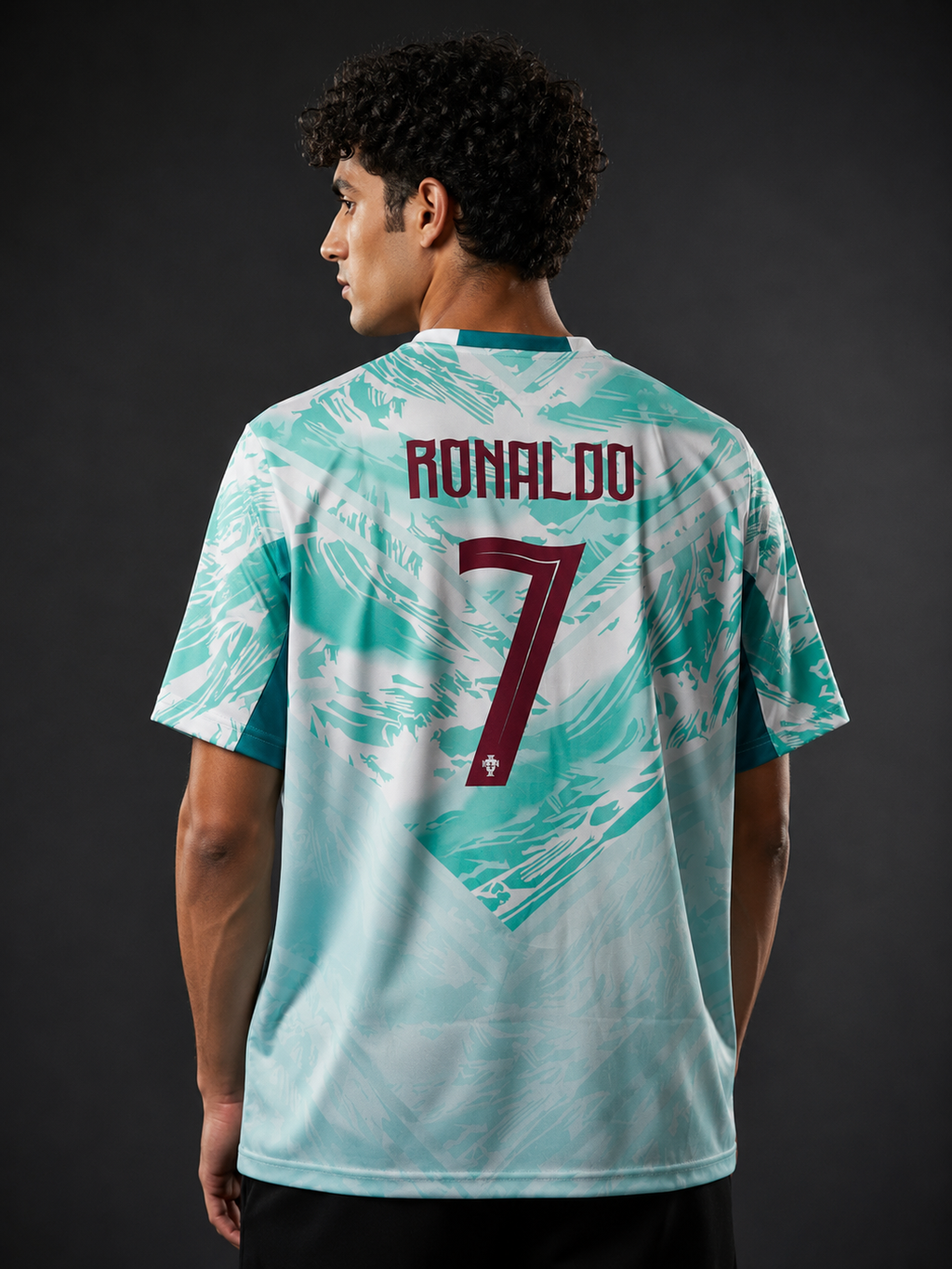 Portugal Mint Green Special Edition Football Jersey – Ronaldo #7