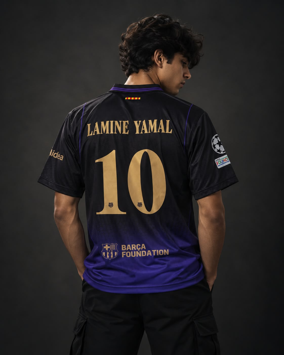 FC Barcelona 2026/27 Away Jersey 2026/27 five sleeve embroidery
