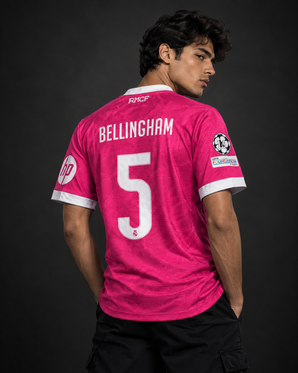 Real Madrid 2026–27 Third / UEFA Champions League Jersey – Jude Bellingham #5 embroidery