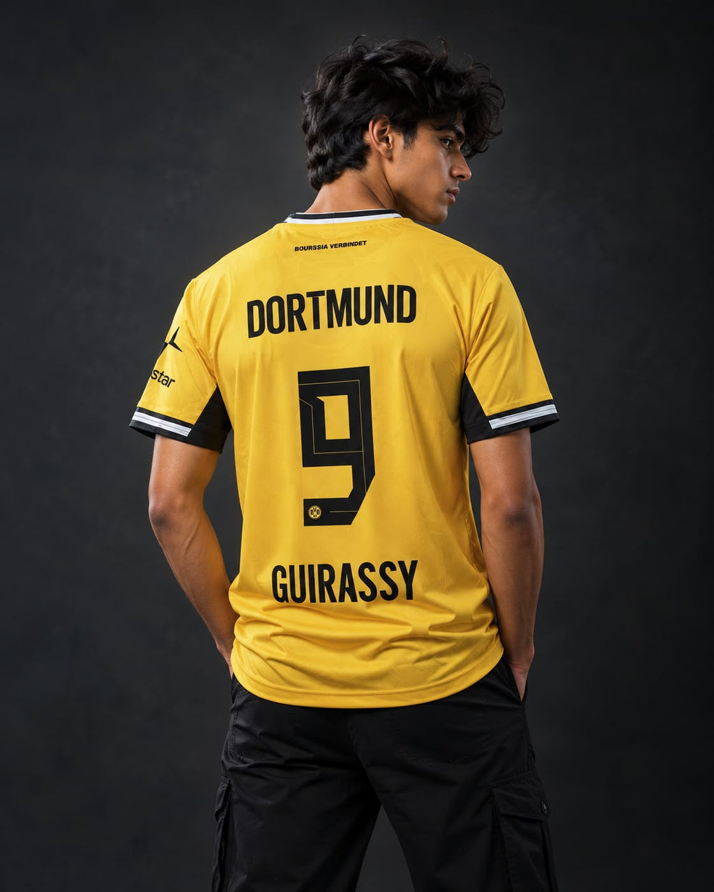 Borussia DortmundSerhou Guirassy #9
 (BVB) Home Jersey from the 2026/27 season embroidery