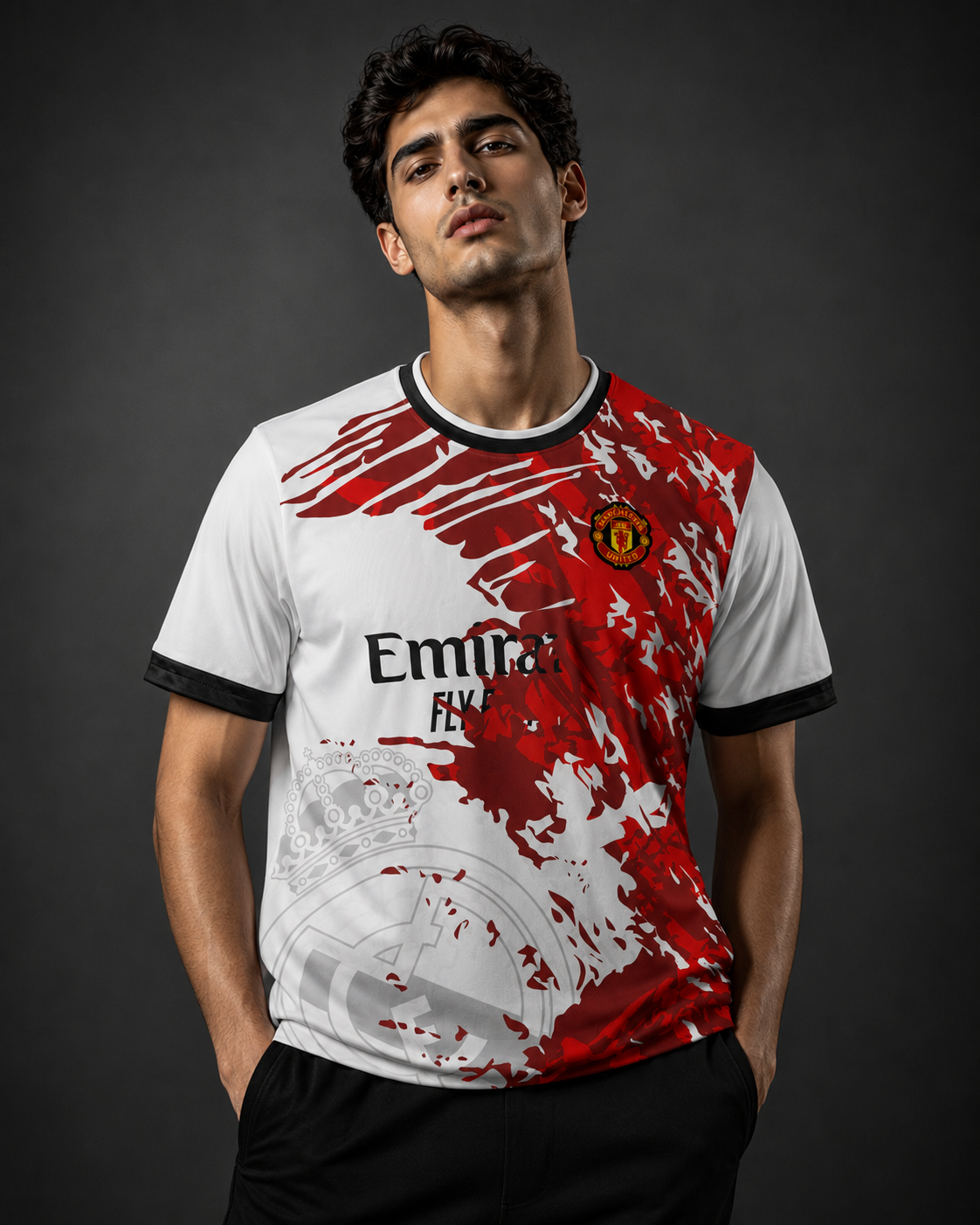 Red Storm 7 Football Jersey – White Edition