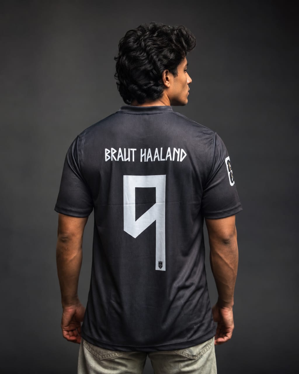 Braut Haaland Black Football Jersey