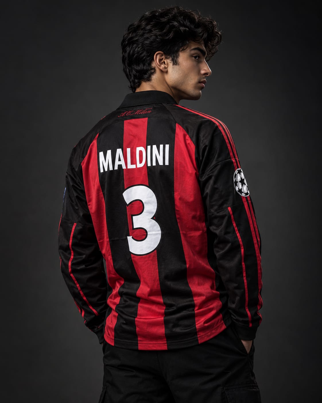 AC Milan Maldini #3 Home Jersey
Year: 2002–2003 embroidery