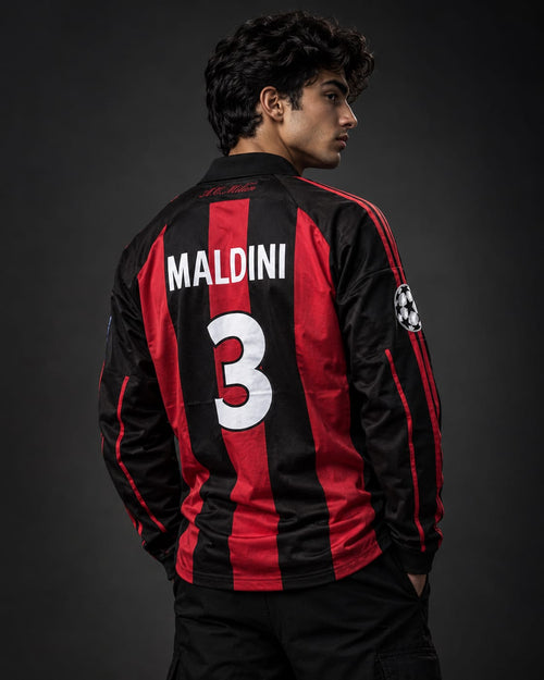AC Milan Maldini #3 Home Jersey
Year: 2002–2003 embroidery