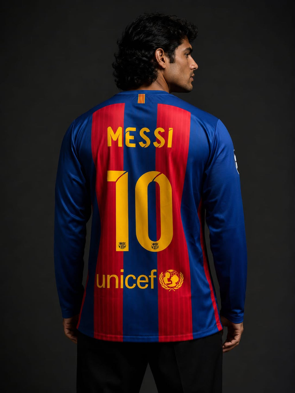 Messi-10 Barcelona 2016 Retro full sleeve